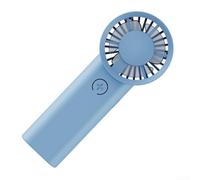 para mini Ventilador Turbo 5 Velocidades Ajustables Silencioso(Blue) | Plegable 90°, ligero 190g, para ideal para bolsillo, viaje, estudiante, plástico , o blanco