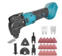 Para pala de batería Makita 20000 RPM, multi-herramienta oscilante sin escobillas, lijadora inalámbrica de 6 velocidades ideal para lijado, corte y rectificado (BATERÍA NO INCLUIDA)