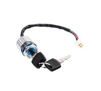 para Pit Bikes ATV Varios Estilos Interruptores Arranque Encendido Controlador Bloqueo Interruptor Motor 4 Pines Bloqueo Encendido Motocicleta(Aluminum)