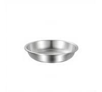 para plato Redondo para acero Inoxidable 316 Servicio Cena Snack Jardín Viaje Ligero 16cm(18cm)