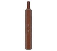 Para puntas de destornillador Torx de 75 mm, vástago hexagonal de acero, alto par de torsión resistente al desgaste, juego de brocas de cabeza de estrella, para T20, para T25, para T30 T40 T45 T50 T55