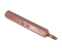 Para puntas de destornillador Torx de 75 mm, vástago hexagonal de acero, alto par de torsión resistente al desgaste, juego de brocas de cabeza de estrella, para T20, para T25, para T30 T40 T45 T50 T55
