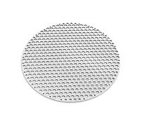 para Rejilla redonda de acero inoxidable para barbacoa, rejilla de vapor para horno de carbono, 28 cm