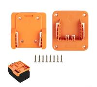 Para RIDGID 18V batería y colgador de taladro para herramientas inalámbricas AEG de 18 V, soporta batería de iones de litio de 18 V y almacenamiento de herramientas eléctricas (1 juego)