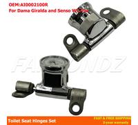 Para Roca Dama Giralda Senso juego de bisagras de asiento de inodoro extraíbles de fácil liberación AI 0002100 R. 1Set