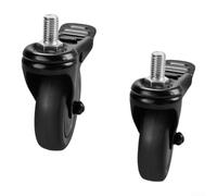 para rueda Giratoria 3" Metal Plástico Exterior Segura para | para construcción robusta, metal y plástico , uso exterior intenso, freno seguro, 3 pulgadas