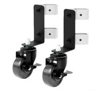 para ruedas Delanteras Duales para Cajas Herramientas 360° | dual frontal, giro 360°, reduce fricción base, ideal cajas altas, metal resistente