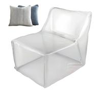 para saco de frijoles cubierta blanda para organizador de peluche | Funda grande transparente para silla Bean Bag Niños Niños y Adultos Relajación Lectura Suelo Dormitorio Sofá