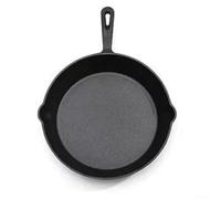 Para sartén de carne de hierro fundido, 26 cm, antiadherente, para horno de | 26 x 26 cm, cuadrado, para hierro fundido, apto para inducción, calor uniforme, para carne y verduras