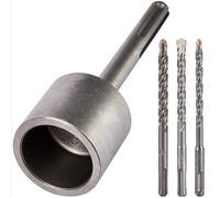 Para sds-max T-Post Driver de 8.5 pulgadas resistente para acero forjado | Se adapta a bosch, taladros; impulsa postes en T rápidamente; ahorra tiempo de trabajo en lugares de trabajo