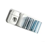 para soporte Cepillo Dientes con Dispensador Pasta - Organizador Baño Pared Autoadhesivo Sin Taladrar para 2 Cepillos y 22x6x11cm