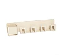 para soporte Cepillos Dientes Aluminio Sin Taladrar para soporte | Turbo-Loc, para agarre para fuerte, superficies lisas, 41x6x8cm, para ideal alquileres