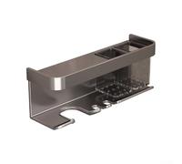 para soporte Pared para secador Sin Taladro Baño Salón para | Aluminio para premium, EVA antiarañazos, acabado mate negro, baño salón, para fácil acceso