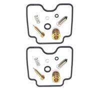 para Suzuki GS500 2001-2002 Repuestos del Sistema De Combustible Kit Reparación Carburador Motocicleta Diafragma Flotador Válvula Aguja Carburador Repuesto Moto(2 Sets a)