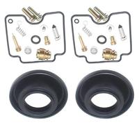 para Suzuki GS500 2001-2002 Repuestos del Sistema De Combustible Kit Reparación Carburador Motocicleta Diafragma Flotador Válvula Aguja Carburador Repuesto Moto(2 Sets B)