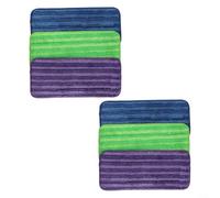 Para Swiffer para mopa Wet Jet Almohadillas de microfibra reutilizables lavables para azulejos, madera dura, piedra y superficies de piso de vinilo (paquete de 6)
