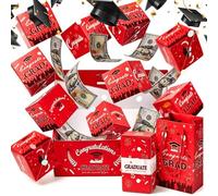 para tarjetas de graduación, clase de 2026, Funny Fillable, 20 x 13 cm, soporte de dinero para recompensas, guardería, de cumpleaños, celebraciones, uso fácil, fácil configuración, regalo