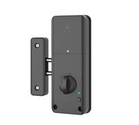 para Tuya - Cerradura inteligente invisible para puerta, cerradura de puerta antirrobo para interiores, cerradura inteligente electrónica, tarjeta de aplicación/desbloqueo de aplicación, cerradura