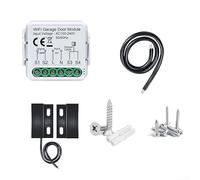 para Tuya - Controlador inteligente WiFi para puerta de cochera, temporizador, interruptor inteligente, aplicación de encendido y apagado, control remoto para control de acceso, puerta de garaje