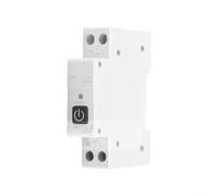 Para TUYA para zigbee Fusibles Automático Carril DIN 1-63A ajustable con medición de corriente Control remoto Temporizador de plástico blanco para Smart Home Gestión de energía 1P+N