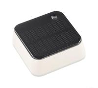 Para Tuya para Zigbee Sensor de luz solar Impermeable Detector de brillo al aire libre para automatización del hogar inteligente con función de control de toldo Blanco