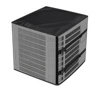para Unidad Exterior de Aire Acondicionado Protector Impermeable contra la | Cubierta Negra de Malla Completa AC Lluvia Nieve Rayos UV Ventilación Limpieza Diaria Casa Oficina