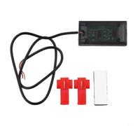 Para voltímetro digital mini LED DC7V-100V Panel Tester for Motorcycle Car for battery - Clear LCD Display Waterproof Voltage Monitor Gauge (azul)