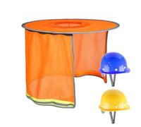 Parabrisas para casco de astillero, borde completo protección UV transpirable - Parrilla para casco de ala ancha y protector para nuca | para pintura Obras Obras Carreteras Diseño Paisajero Verano