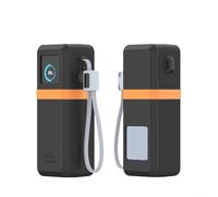 Parachoques delgado de silicona para central eléctrica UGREEN de 200 W, protector ligero a prueba de golpes con recortes precisos, negro