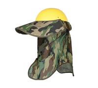 Parasol para sombrero duro, tela de malla transpirable, 45 cm, parasol para casco, cubierta para el cuello, panel de malla transpirable, para obras de construcción de verano, trabajo al aire libre