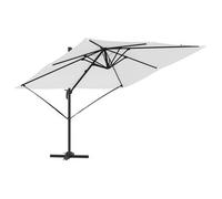 Parasol Roma Beige 286 X 284 X 265 Cm Aluminio Y Poliéster Vidaxl