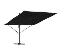 Parasol Roma Negro 286 X 284 X 265 Cm Aluminio Y Poliéster Vidaxl
