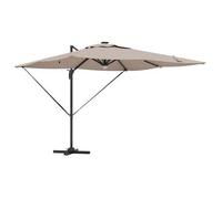 Parasol Roma Taupé 286 X 284 X 270 Cm Aluminio Y Poliéster Vidaxl