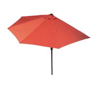 Parasol semicircular 270x140 para pared balcón terraza UV protección solar