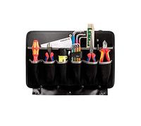 Parat 591005161 - Tablero de herramientas (2 caras, para caja de herramientas, muchos bolsillos, color negro, portaherramientas)
