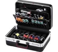 Parat Caja de herramientas Classic Plus TSA Lock (caja de herramientas, compartimento para documentos y candado, material: plástico X-ABS; color negro (vacío)