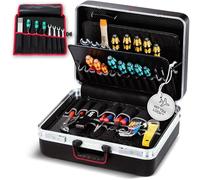 PARAT Classic KingSize TSA LOCK™ - Caja de herramientas vacía grande | Con 50 compartimentos, incluye funda enrollable básica 8, caja de herramientas con 36 L de volumen, caja de herramientas