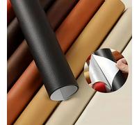 Parche Autoadhesivo de Cuero para Reparación de Sofás, Cinta Adhesiva de Cuero Resistente para Renovar Muebles Gray 50x100cm