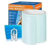 Parches Piscina Bajo Agua,Cinta Adhesiva Para Piscinas 10cm x 250cm,Kit de Reparación Liner Piscinas,Parche Reparación Para Lona Piscina,PVC Flex Tape Adecuado Castillos Inflables,Colchones de Aire