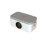 PARCJ Fiambrera Eléctrica Portátil Con Calefacción, Inalámbrica Recargable por USB, Agua Libre, 16000mAh, 1L, Caja de Comida Más Cálida