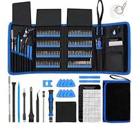 Pardarsey Juego de destornilladores de precisión electrónicos de 142 piezas con kit de herramientas de reparación magnética de 120 puntas compatible con iPhone, MacBook, computadora, Xbox, Nintendo