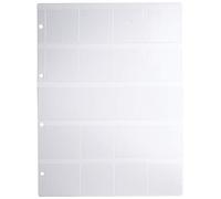 Pardo 102000 - Pack de 10 fundas para colección variada, 20 alojamientos