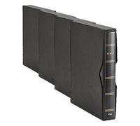Pardo 127501 - Album para colección de artículos, color negro (Paquete de 4)