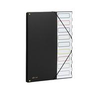Pardo 85001 - Carpeta clasificadora con 9 departamentos, 365 x 275 mm