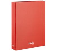 Pardo 921402 - Carpeta cartón forrada 4/25 mm con diseño studio, color rojo