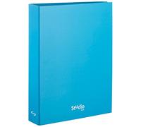 Pardo 921403 - Carpeta cartón forrada,anillas 4/25 mm con diseño studio, color azul