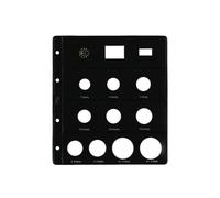 PARDO Álbum de Monedas Euro con Fundas Tipo Claraboya (Pack de 12)