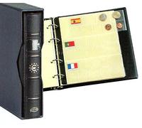 Pardo-Album Pardo para Monedas de Euro color Azul con 5 Fundas modelo 76700