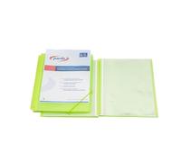 Pardo carpeta 50 fundas espiral studio style pp folio verde