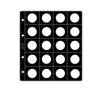 PARDO Funda para Álbum de Monedas Especial 2 Euros, 20 alojamientos (Set de 25)